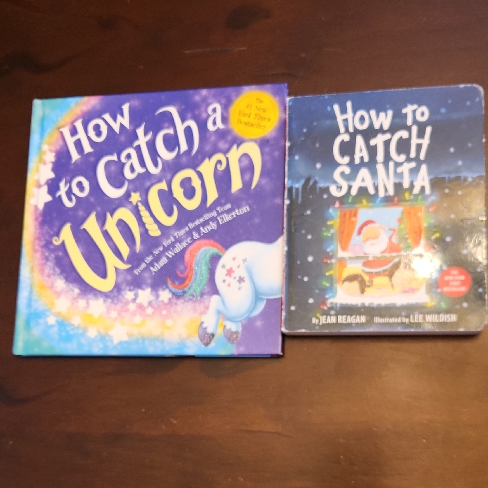 How to Catch a Unicorn and Santa Book Set